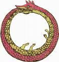 The Ouroboros is an ancient symbol depicting a snake or dragon swallowing its tail, constantly creating itself and forming a circle.