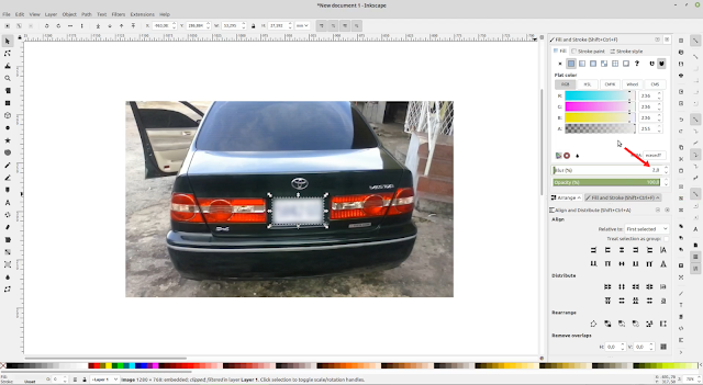 Cara Blur atau Mengaburkan Foto di Inkscape