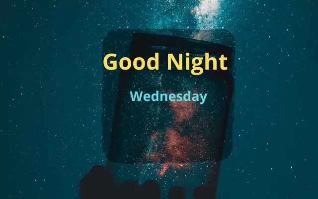 Good Night Wednesday Image
