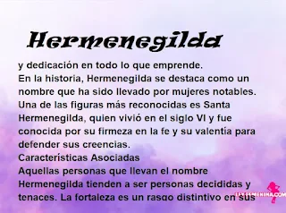 significado del nombre Hermenegilda