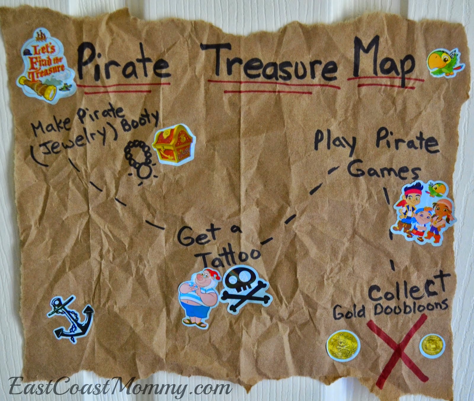 East Coast Mommy: Jake and the Neverland Pirates Party Games