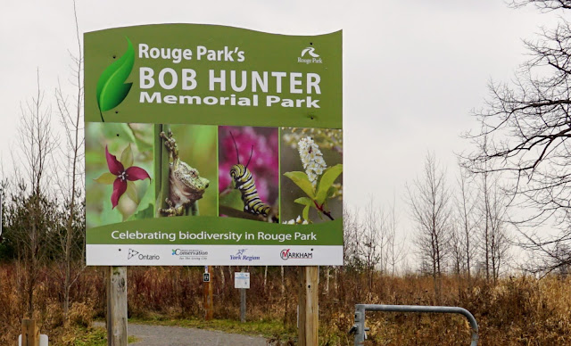 Sign for Bob Hunter Memorial Park