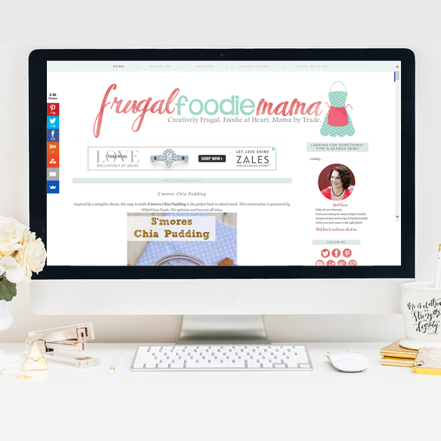 The Frugal Foodie Mama site got a new & freshened design. Plus let's chat a little about why you need to be on Yummly now.