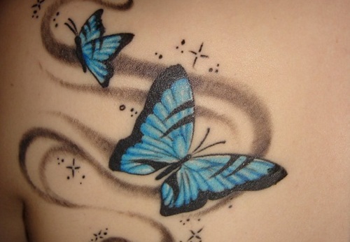 98 tatuagens de borboletas para inspirar homens e mulheres