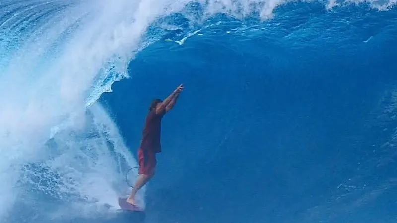 Clay Marzo's Home Break Barrel After Barrel