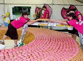 Giant Donut Made of Donuts