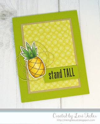 Stand Tall card-designed by Lori Tecler/Inking Aloud-stamps and dies from Paper Smooches