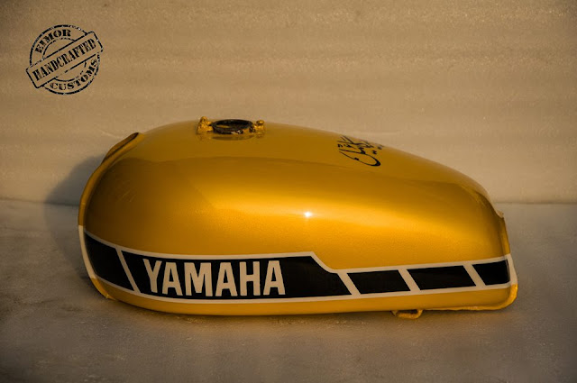 Yamaha RD 350 Tank Panited