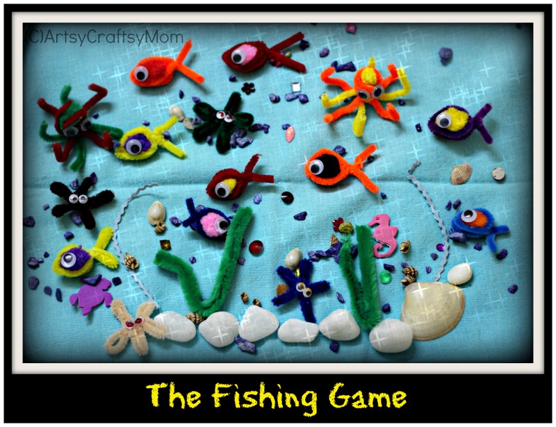 Itsy Bitsy - The Blog place: The Fishing Game - Guest post by Shruti  (ArtsyCraftsyMom)