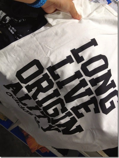 adidas Originals slogan tee: Long Live Originality 