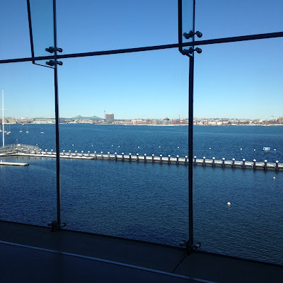 view of Boston Harbor at ICA Boston