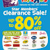 5 May 2014 (Mon) - 9 May 2014 (Fri) : Toys R Us Star Members' Clearance Sale