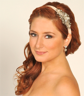 Simple 3 wedding hairstyles with headbands photos. Who said headband ...