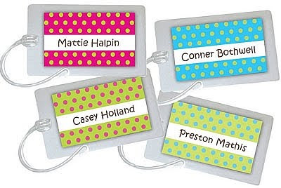 Personalised  Tags  Kids on Travel In Style With Our Trendy Personalized Luggage Tags