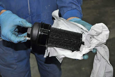 oil filter BMW 320d E46 replacement