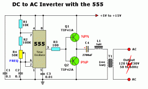  Rangkaian  Inverter  Belajar Tentang Elektronika