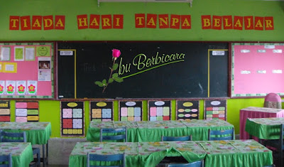 dekorasi ruang kelas yang unik terbaru