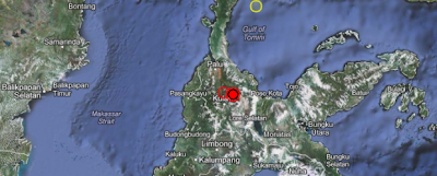 TERREMOTO DE 6,6 GRADOS SACUDE SULAWESI, INDONESIA, EL 18 DE AGOSTO 2012