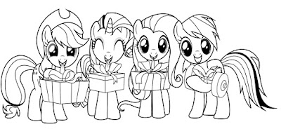 Desenhos para Colorir O Meu Pequeno Ponei – My Little Pony