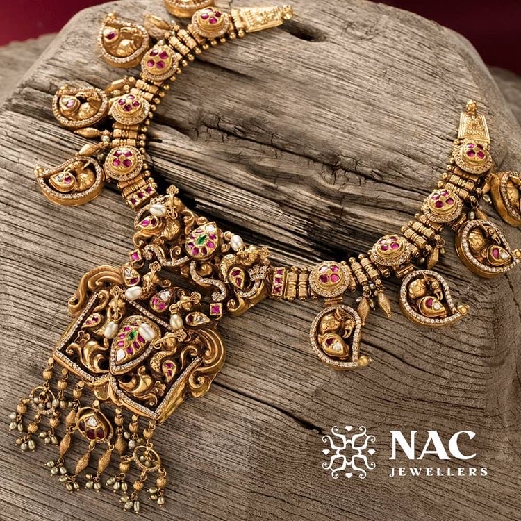 6g Necklace, 2g Earrings | NAC Jewellers Light Weight Necklace & Earring  Collections| Bombay,Kerala - YouTube