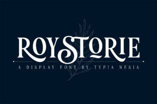 Roystorie Stylish Font Template - GraphicsMarket.net