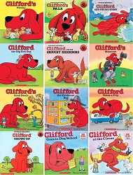 Image: Clifford® All Year Pack: Goes to Dog School, Takes a Trip, Clifford the Big Red Dog, Clifford, We Love You, Birthday Party, Clifford's Christmas, Day with Dad, Clifford's Family, Halloween, Happy Easter, Happy Mother's Day, Thanksgiving Visit (Clifford)