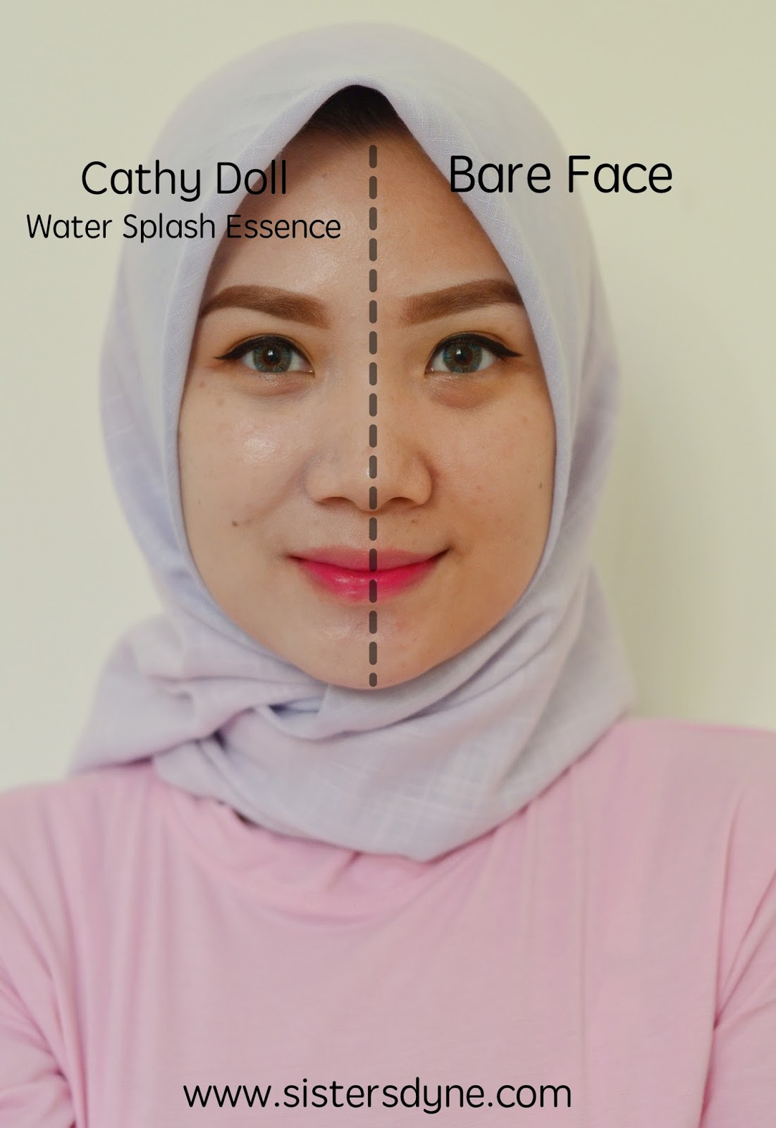 DA Sisters Blog Review Cathy Doll Water Splash Essence Pemutih