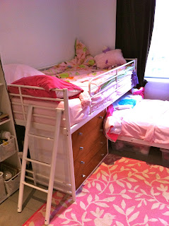 Bunk bed to loft bed