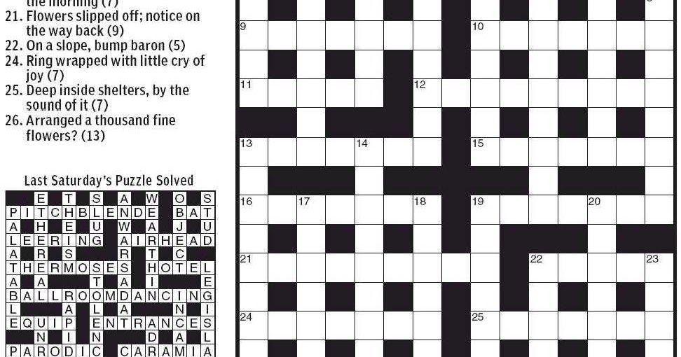 Make crossword puzzle new york times photoshots puzzles ...