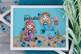 Sunny Studio Stamps: Magical Mermaids & Oceans Of Joy Guest Designer Cards by Juliana Michaels