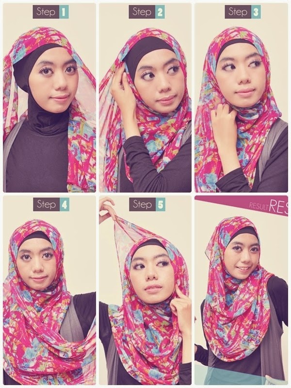 Tutorial Jilbab Simple Pashmina Sifon  Tutorial Hijab Cara Memakai Jilbab Kerudung