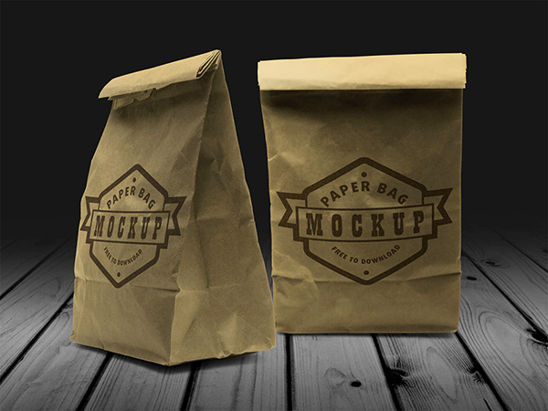 Download Packaging Mockup PSD Terbaru Gratis - Paper Bag Mockup