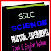 SSLC - SCIENCE PRACTICAL EXPERIMENTS TAMIL & ENGLISH MEDIUM 