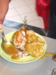 Cuisse de poulet miel amandes