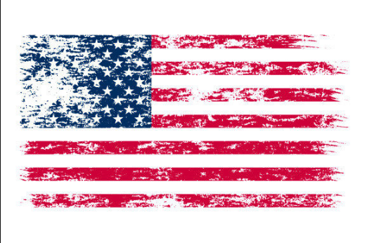 USA Flag Grunge American EPS SVG PNG