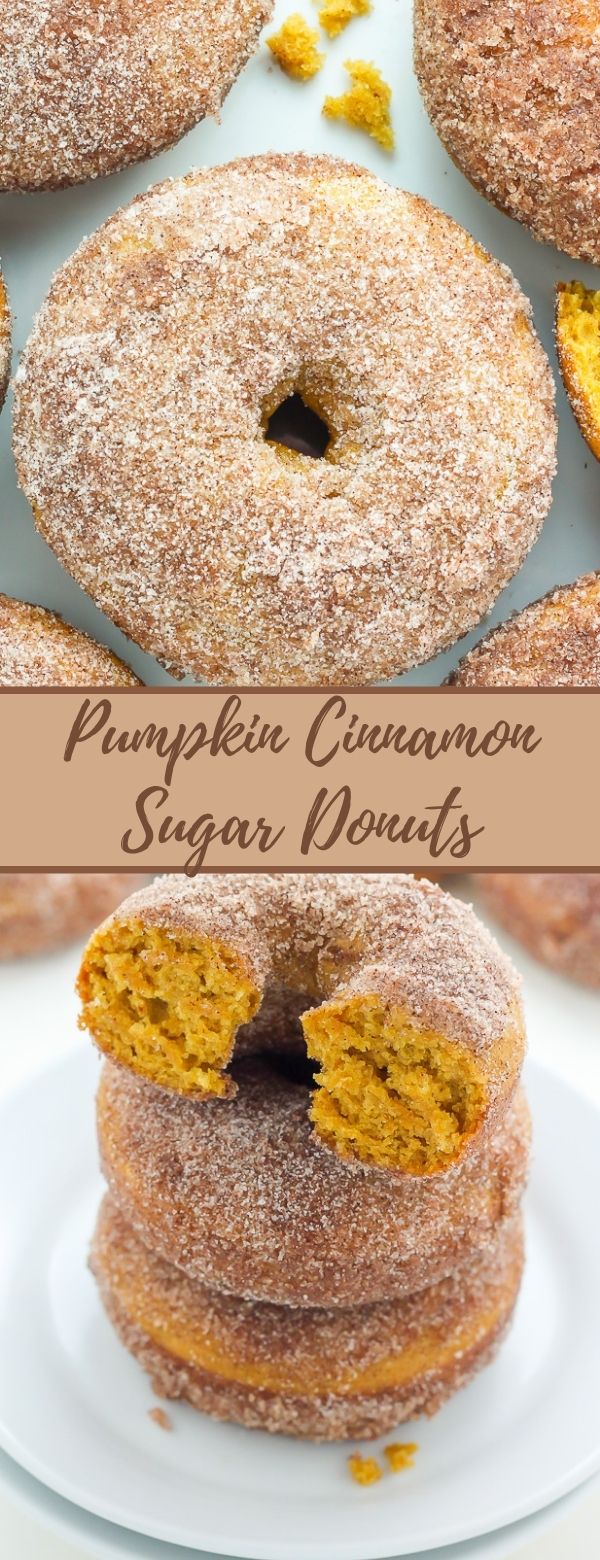 Pumpkin Cinnamon Sugar Donuts