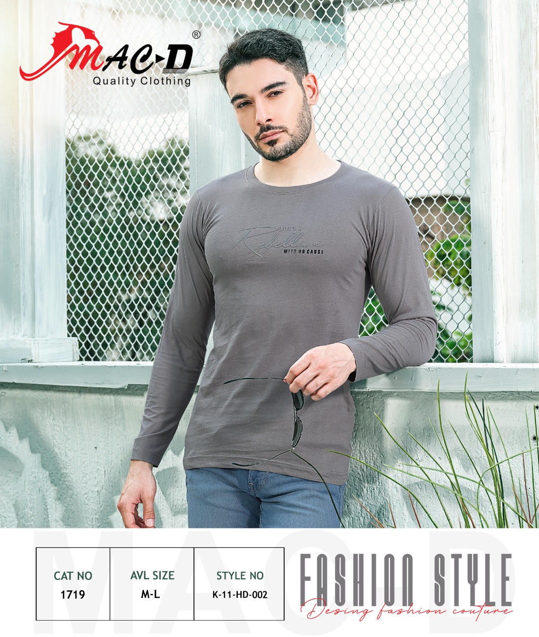Mac D Vol 1719 Full Sleeves Latest Mens Tshirts Catalog Lowest Price