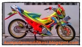 Modifikasi Motor Satria Fu Super