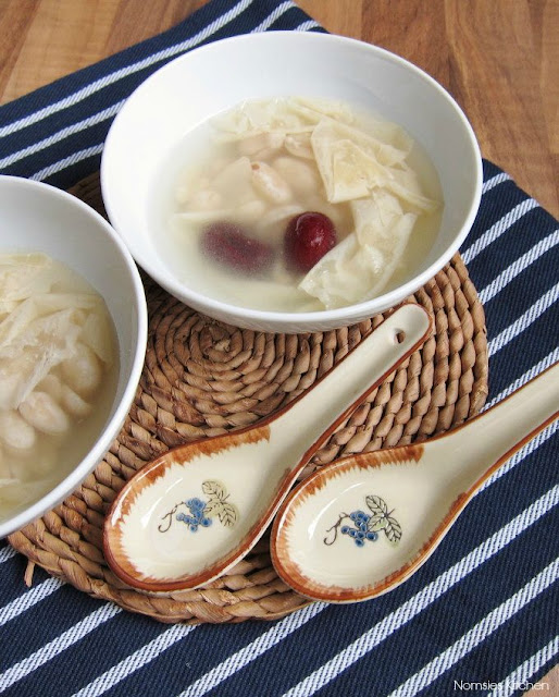 Chinese Peanut and Beancurd Sheets Soup Recipe from Nomsies Kitchen