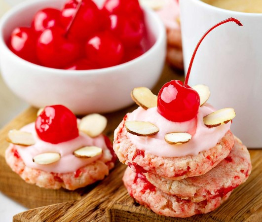 Cherry Almond Cookies