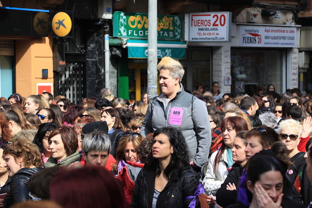 concentración del movimiento feminista por el 8 de marzo