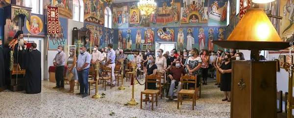 Ο Μητροπολίτης Φθιώτιδας κ, Συμεών εγκαινίασε χτες την εκκλησία της Μεταμόρφωσης Σωτήρος στην Παλαιοκερασιά
