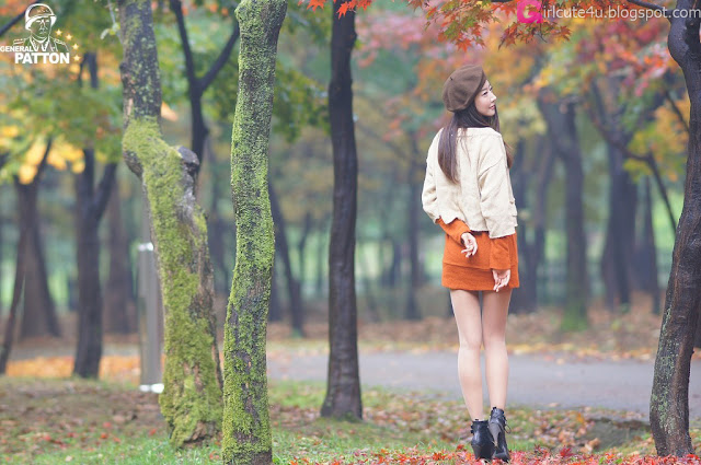 Park-Hyun-Sun-Autumn-Orange-Dress-08-very cute asian girl-girlcute4u.blogspot.com