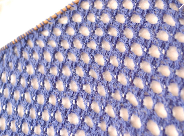 Openwork Lace Knit Stitch Pattern