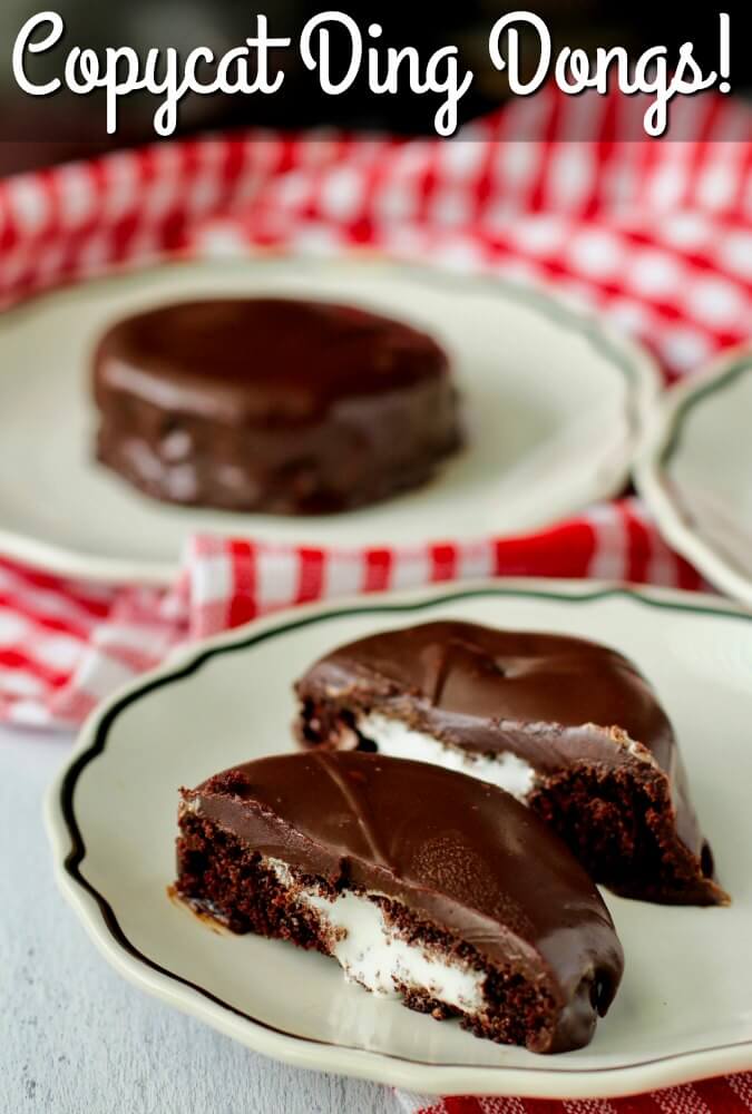 Copycat homemade Chocolate Ding Dongs