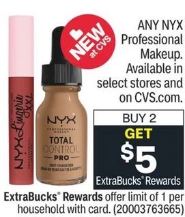 FREE NYX Makeup CVS Deals