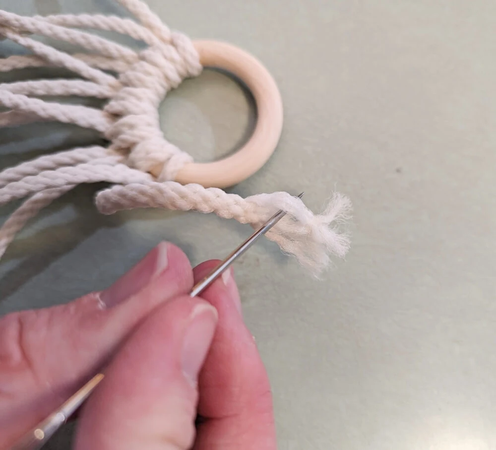 Christmas in June - Macrame Santa Ornaments