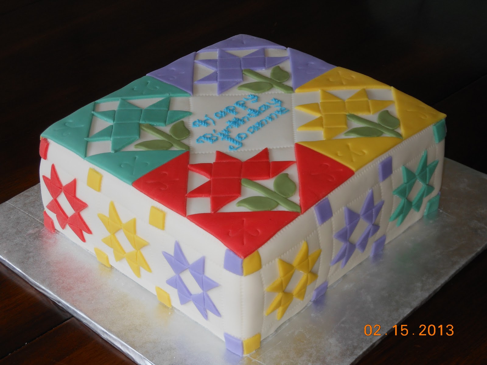 It s a piece of cake  Quilt  Birthday Cake 