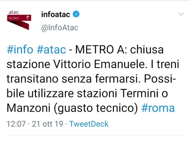 La tragica situazione Stazioni e Scale Mobili della Metro A