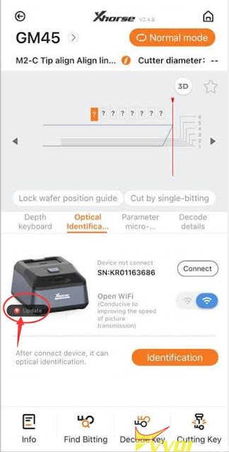 Fix Xhorse Key Reader Cannot Identify Key Bitting 4